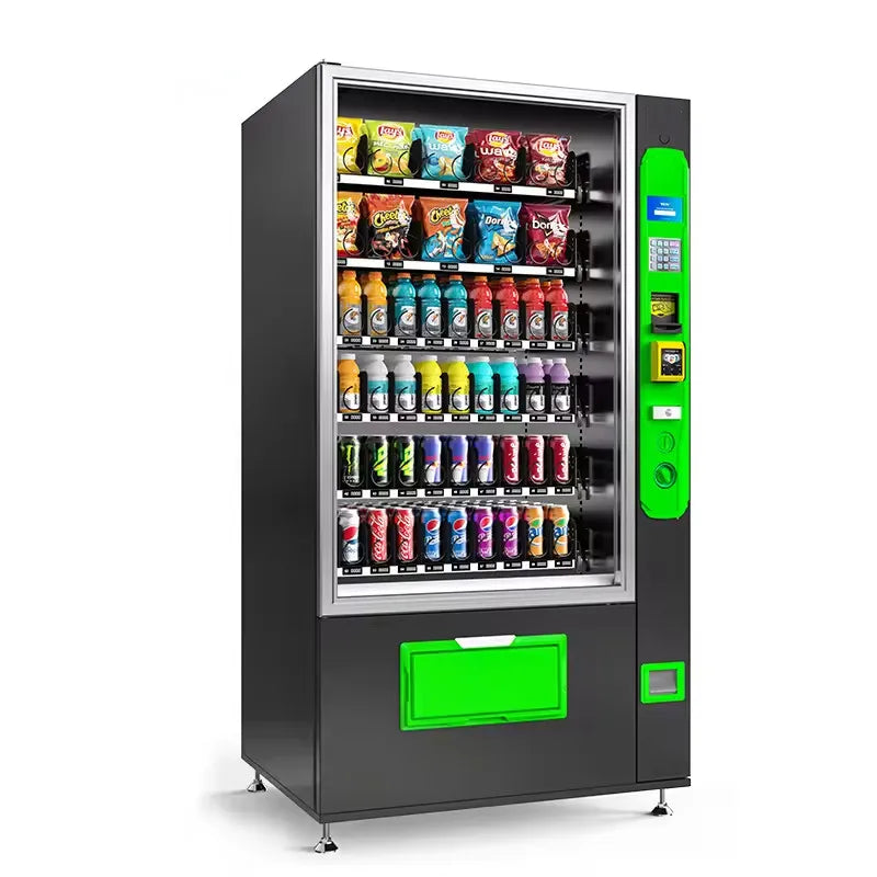 Europe 2024 New Trend Digital Vending Machine for Drinks and Snacks Chips Soda Beer Beverage Vending