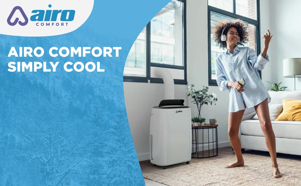 Portable Air Conditioner 14000 BTU for Room 700 sq. ft, Floor Standing AC Unit with Remote Control