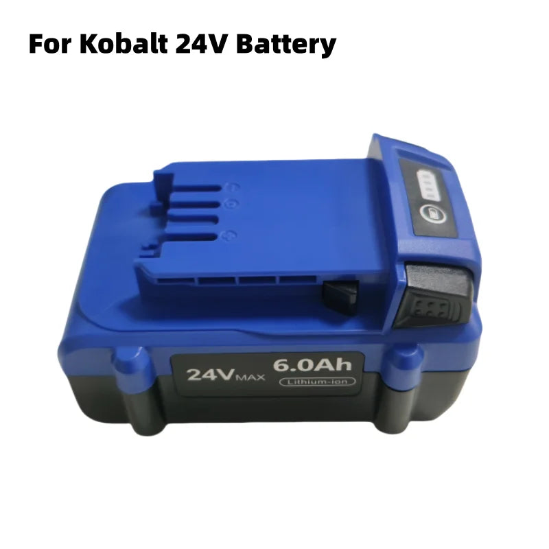 1Pack 6.0Ah Replace Battery For Kobalt 24V Battery Max KB624-03 Lithium Ion Cordless Tools Battery