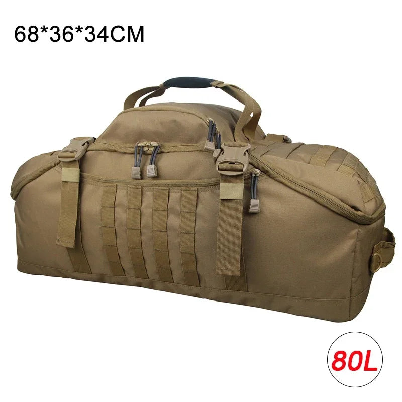 40L 60L 80L Molle Tactical Backpack Large Duffle Bags for Camping Hunting Fishing