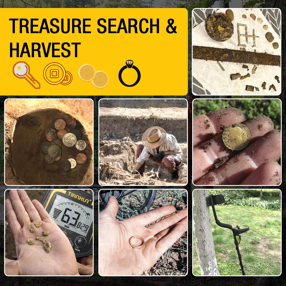 TX-850 Underground Metal Detector Professional Accuracy Scanner Finder Gold Detector 2.5m Depth