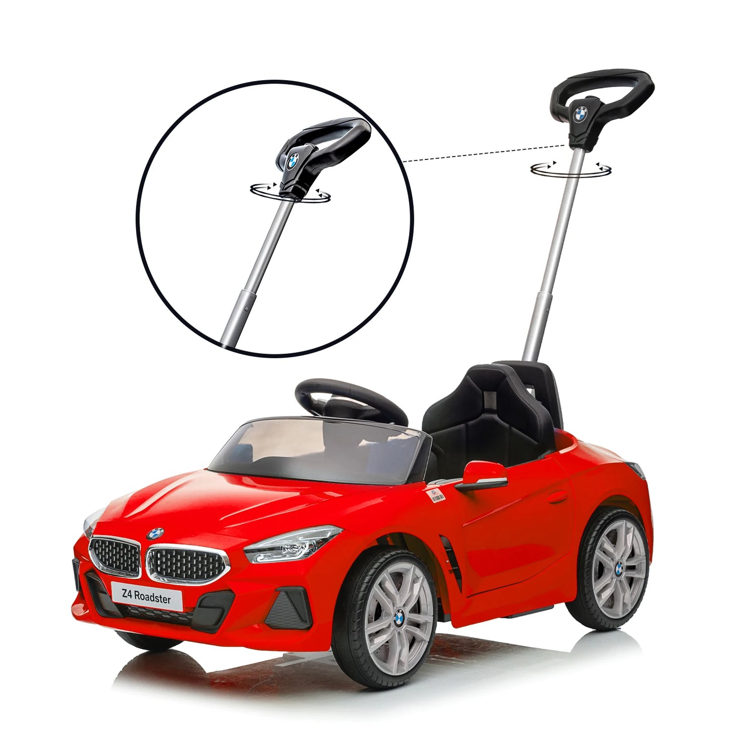 3-in-1 Kids' Push Car with Handle , Ride-Ons Toy Push Car for Toddlers 1-5
