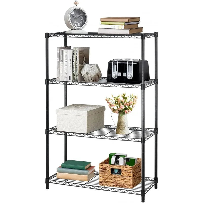 Storage Shelves 2100Lbs Capacity, 6-Shelf on Casters 48" L×18" W×72" H Commercial Wire Shelving Unit