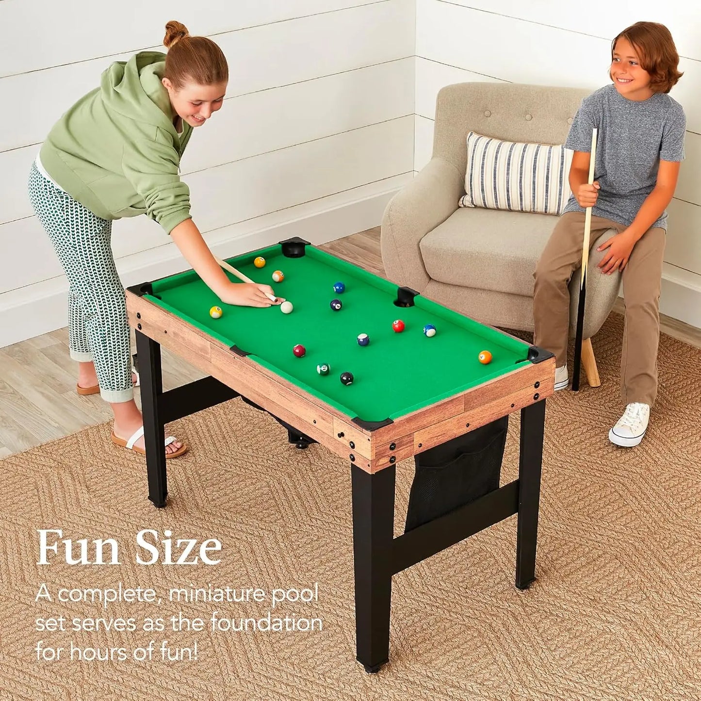 Choice Products 13-in-1 Combo Game Table Set/Game Room,w/Ping Pong, Foosball, Basketball, Air Hockey