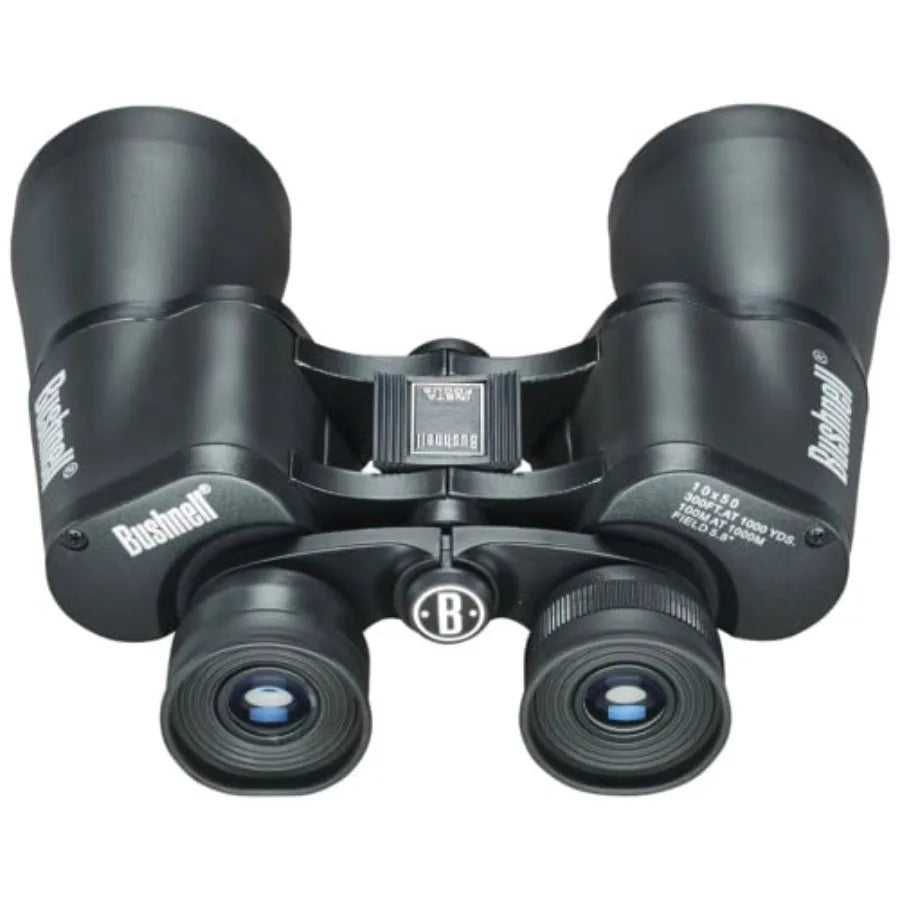 Bushnell Falcon 10x50 Wide Angle Binoculars in Black for Outdoor Viewing High Clarity Optics Rubber