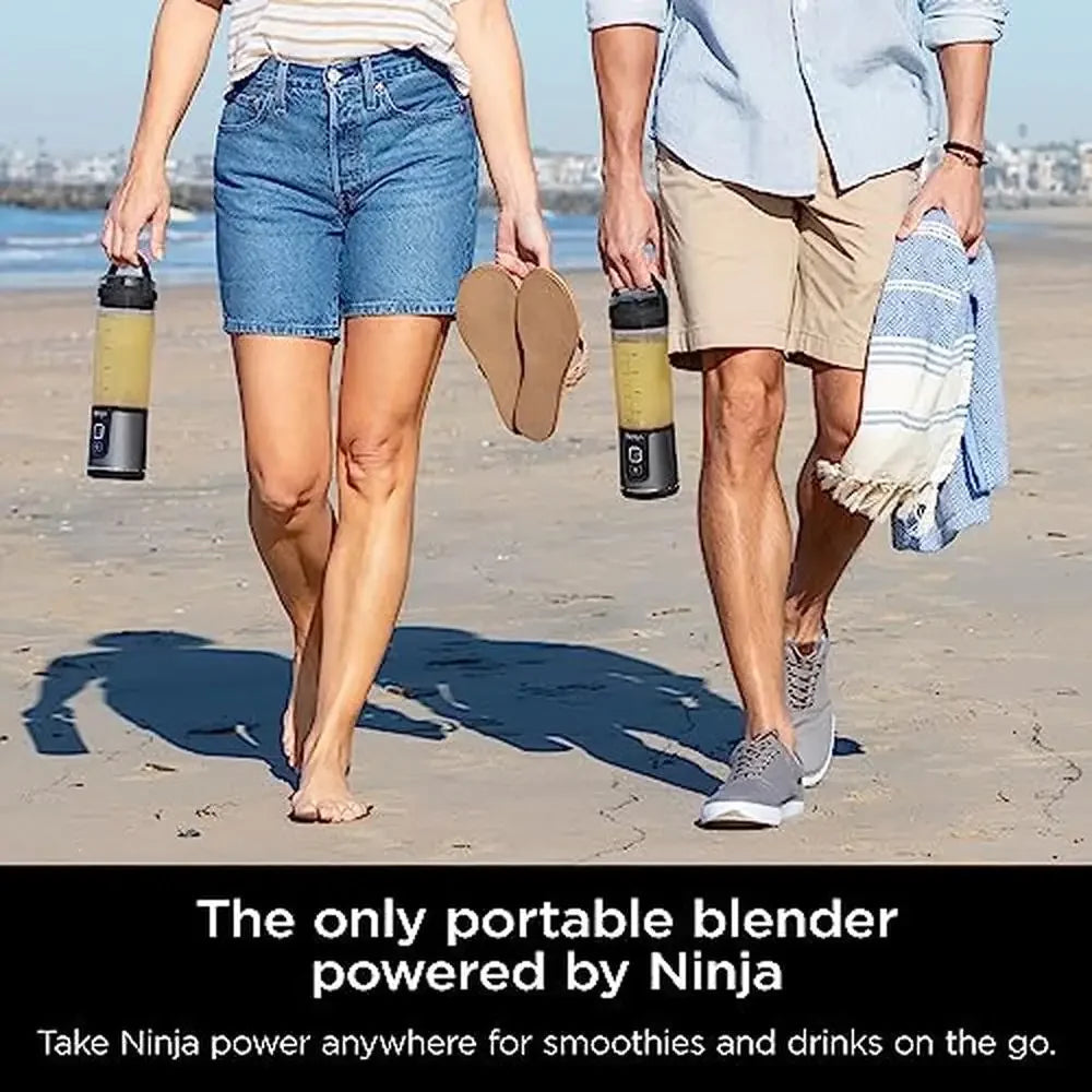 Ninja Portable Cordless 18oz. Blender Shakes & Smoothies BPA Free Leakproof-Lid ,Rechargeable Base