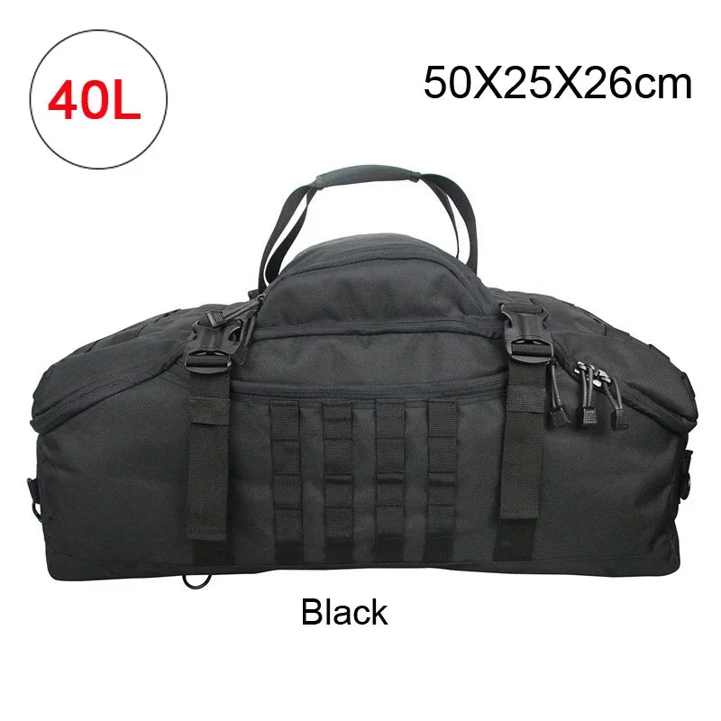 40L 60L 80L Molle Tactical Backpack Large Duffle Bags for Camping Hunting Fishing