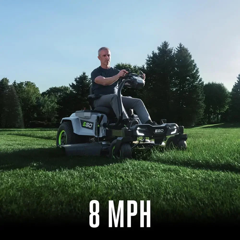 EGO POWER+ ZT4205S 56VT 42" Z6 Zero Turn Riding Mower/e-Steer™ Technology, 4 x 12.0Ah Batteries