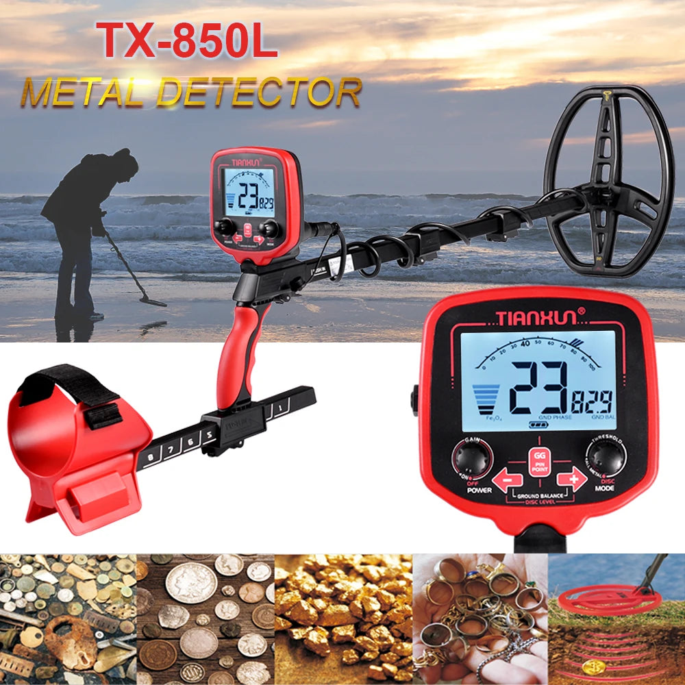 TIANXUN TX-850L Metal Detector Professional Underground Depth Metal Detector Gold Treasure Hunter