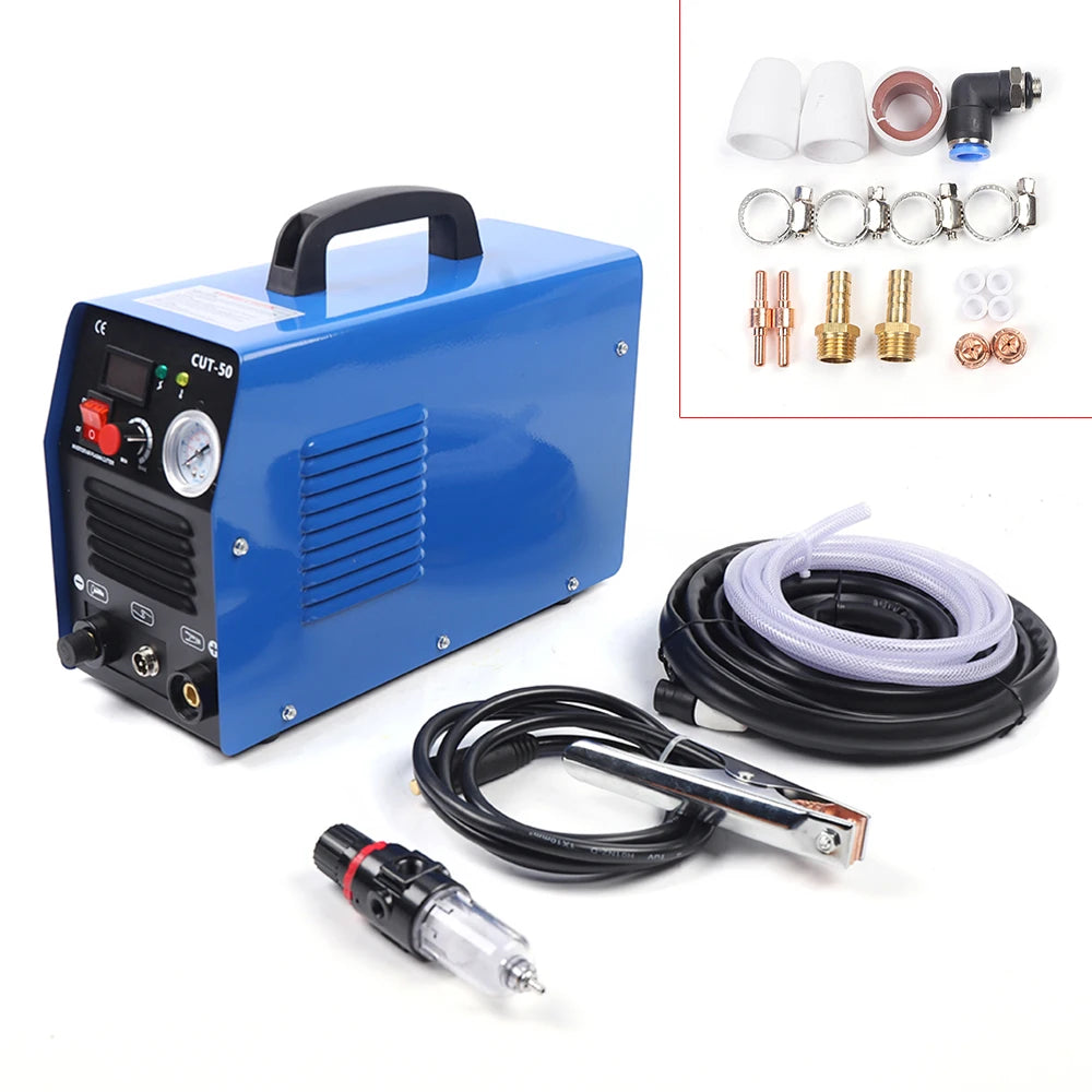 50 Amps CUT-50 Plasma Cutter Welding Digital Air Cutting Inverter Machine 10mm Thickness 110V