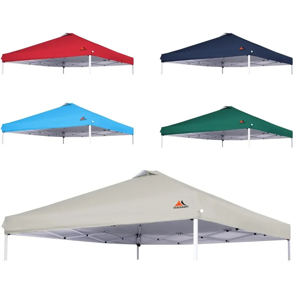 Replacement Top w/ Air Vent for 12x12 (NO Canopy Frame), Canopy Cover ONLY (PICK YOUR COLOR CANVAS)