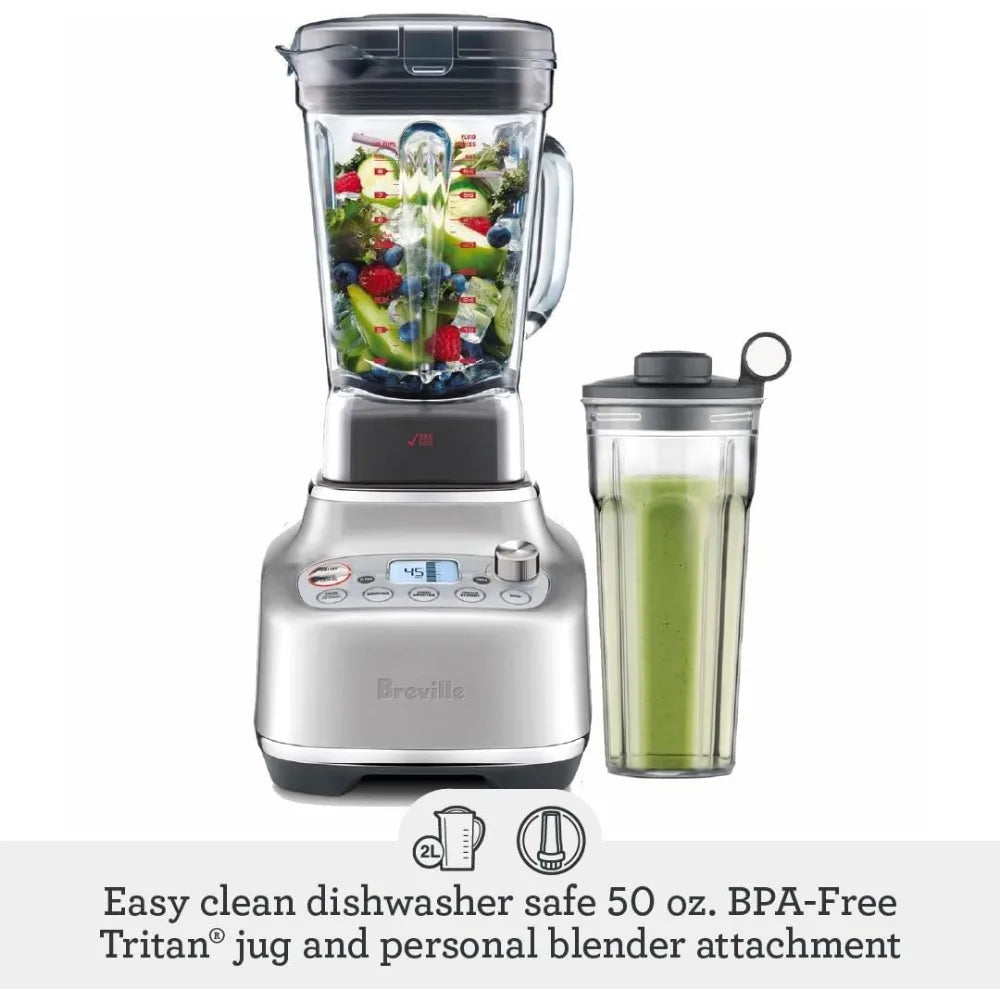 Breville Blender, BBL920BSS, Brushed Stainless Steel