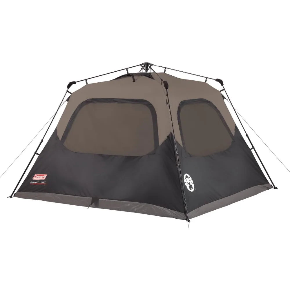 COLEMAN Camping Tent w/ Instant Setup, 4/6/8/10 Person Weatherproof Tent w/ WeatherTec Technology