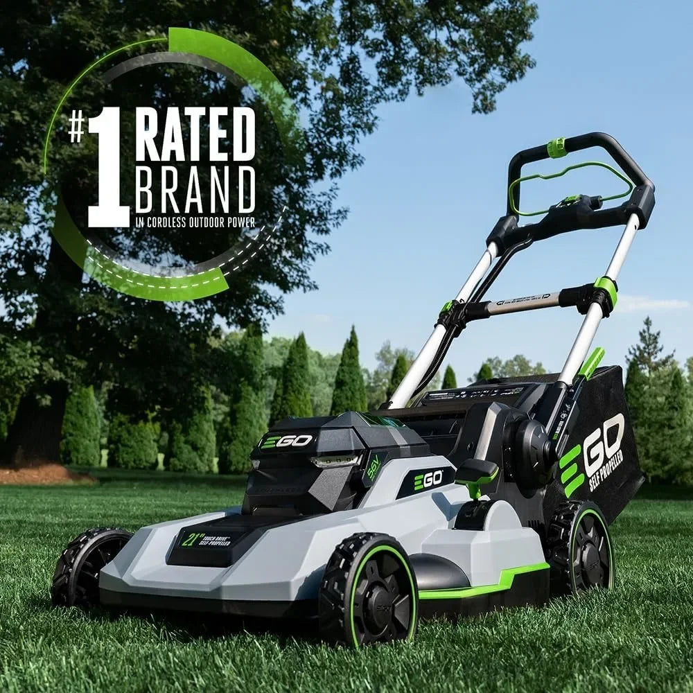 LM2132SP-2 21-Inch 56-Volt Self-Propelled Lawn Mower, (2) 4.0Ah Batteries and 550W Rapid Charger