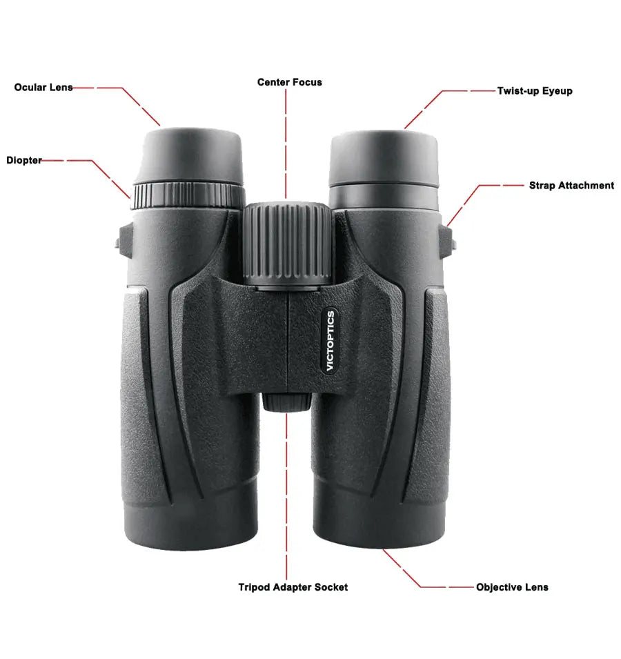 Vector Optics Telescope 8X42 10X42 Binocular Professional Bak7 Waterproof Camping Equipment for Hunting