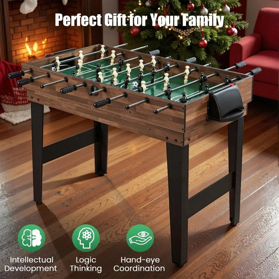 Multi Game Table 10 in 1 Combo Game Table with Foosball Hockey Pool Ping Pong Shuffleboard Bowling