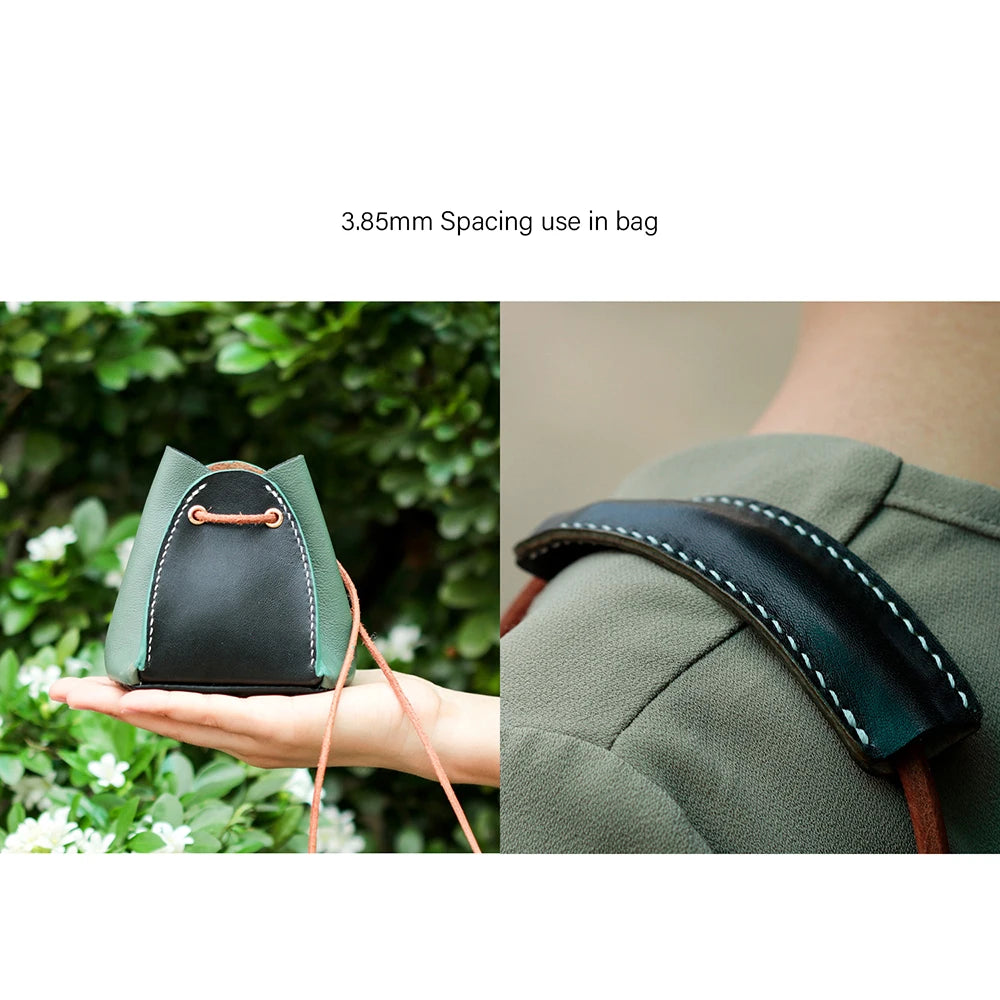 WUTA 1pc High Quality Sharp Leather Chisel French Style Pricking Iron Die-steel/ Punching Tool