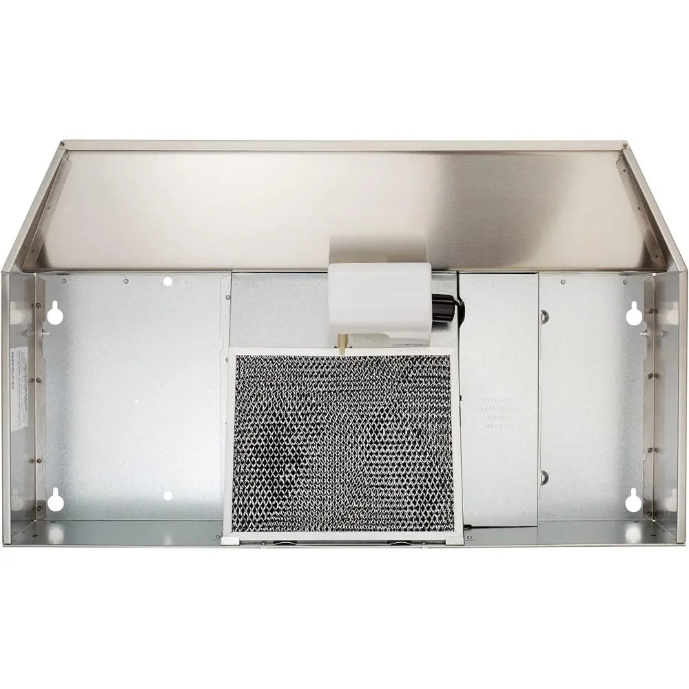 BROAN Non-Ducted Range Hood Insert/Light, Exhaust Fan/Under Cabinet, 36-Inch, Stainless Steel