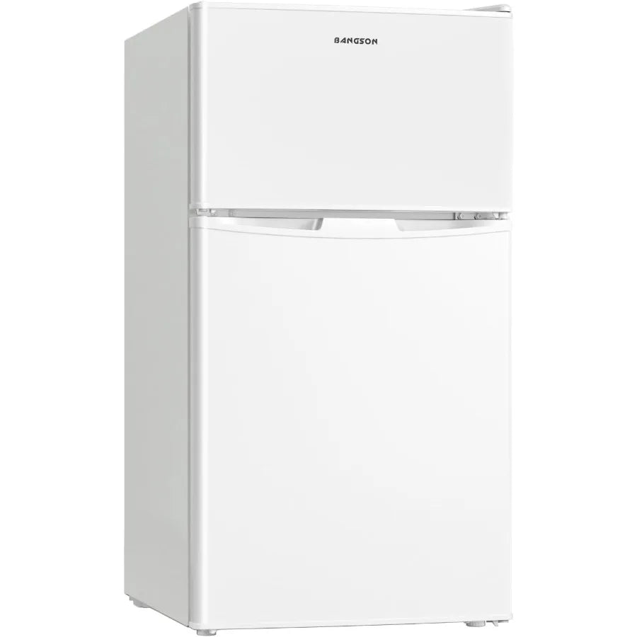 Compact 2Door Mini Fridge with Freezer for Bedroom Office Dorm Garage or RV Use 3.2 CU.FT