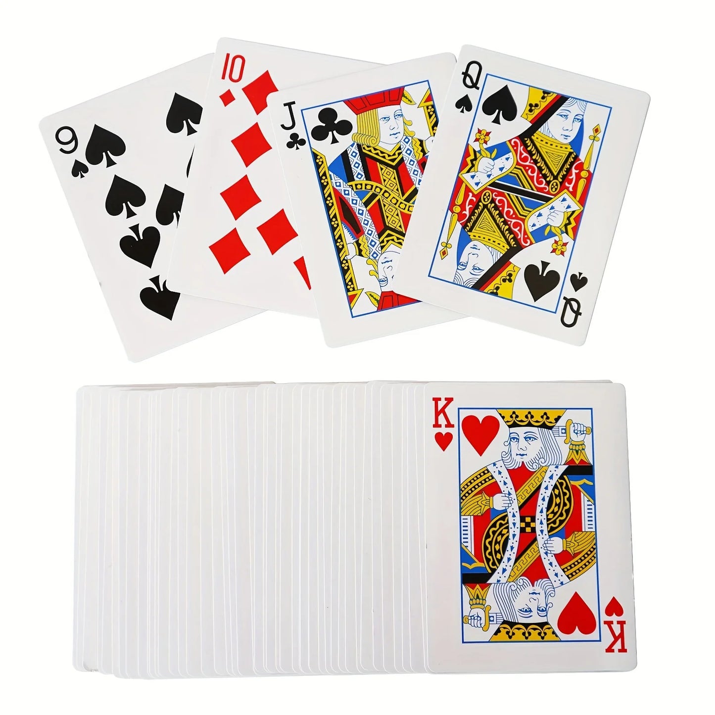 Jumbo Playing Cards , Oversized Full Deck of Playing Cards 8x11 Inches