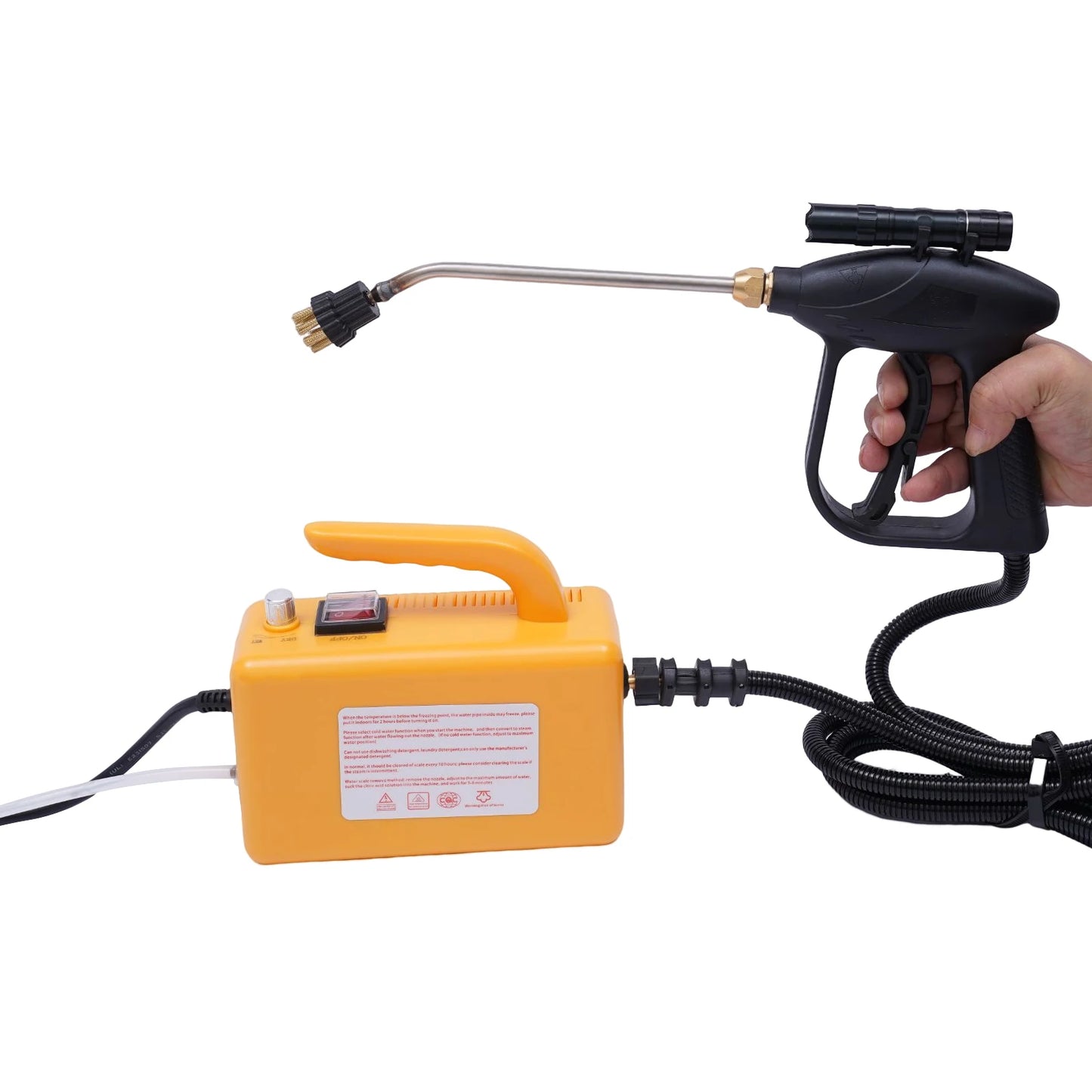 110V 1700W High Pressure Steam Cleaner Machine 360 ° All-round Cleaning Tool Easy To Remove Oil