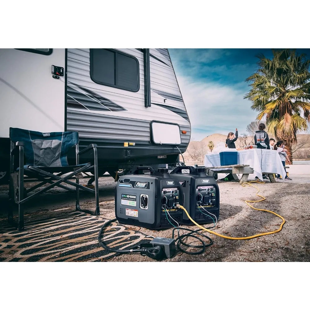 Pulsar 4000W Portable super-quiet Dual Fuel & Parallel Capability RV-Ready CARB Compliant Generator