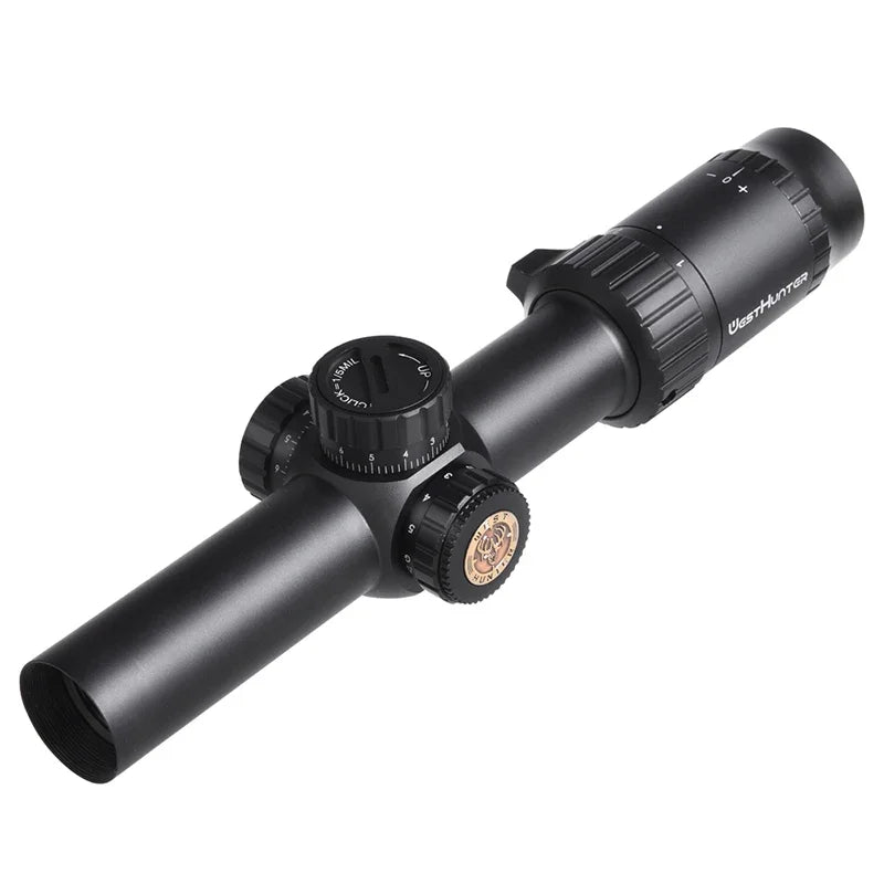 WestHunter HD 1-6X24 IR LPVO Riflescopes R/G Illumination Etched Glass Reticle Hunting Sights