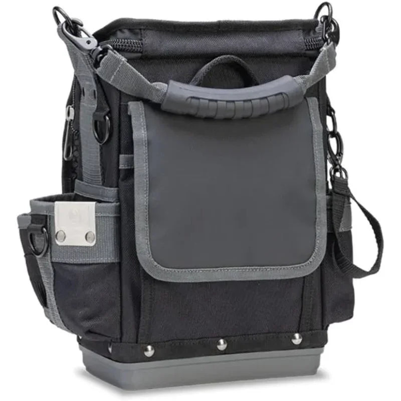 (Compact, Zippered Service Tech Tool Pouch) Lineman's Industrial Professional Tool Bag