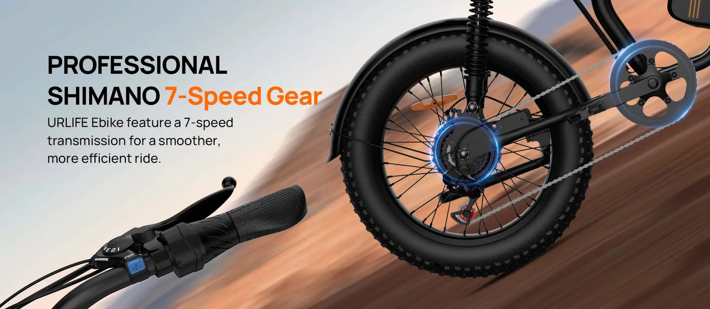 Peak 1500W Electric Mountain Bike w/48V 15.6Ah Removable Battery/28MPH 100 Mile Range, 20" X 4" Tire
