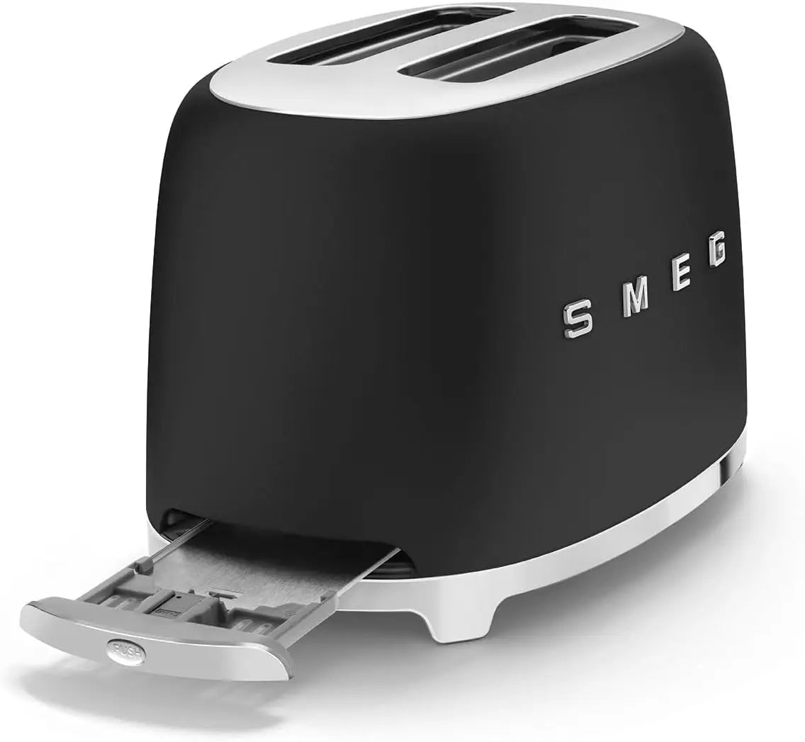 Slice Toaster with 6 Presets and Defrost Function and Removable Crumb Tray TSF01RDUS, RED