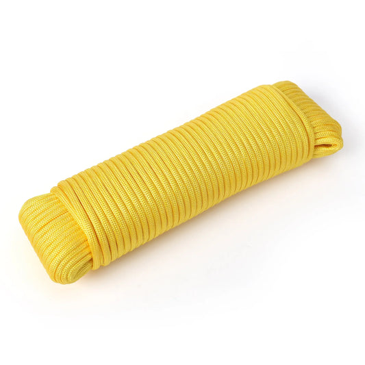 Ozark Trail 100 Foot 550lbs Paracord, 100% Polyester, Yellow, Model 2156