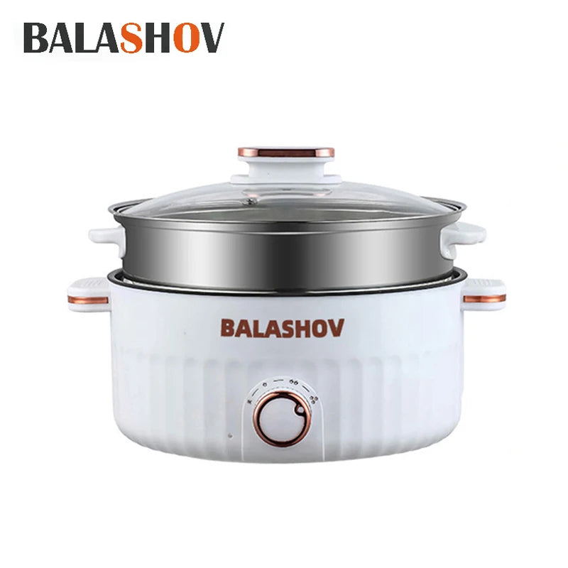 3L 110V Portable Electric Rice Cooker Multifunctional Pan Non-stick Cookware US Plug