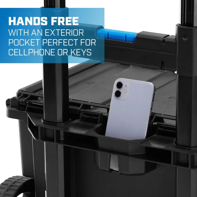 HART 7 Parts Modular Organization Storage Large Tool Box Portable Mobile Toolbox