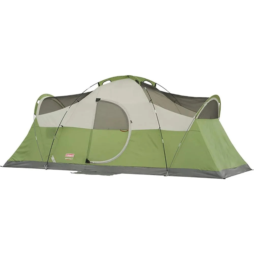 COLEMAN Montana Tent, 8 Person Family Tent with Included Rainfly, Carry Bag, and Spacious Interior