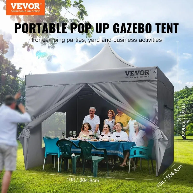 Pop up Canopy with Removable Side wall,Instant Canopies Portable Gazebo & Wheeled Bag