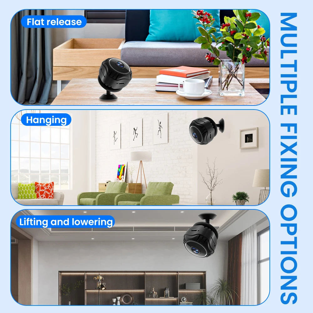 Mini Camera WiFi HD 1080P IP Night Vision Audio Video Camcorder Home Baby Monitor Indoor