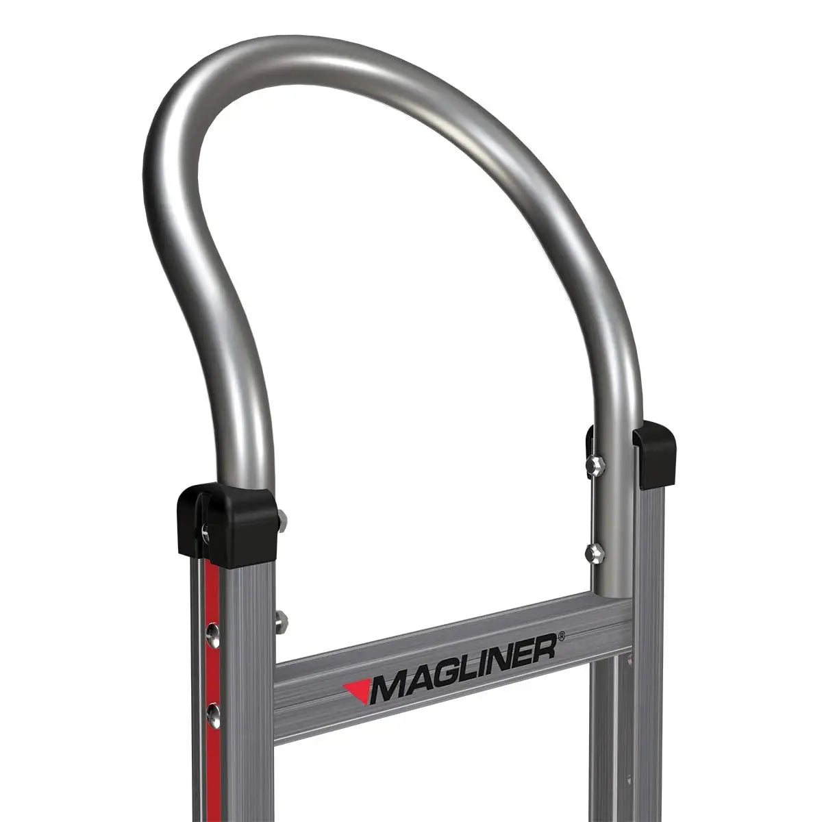 Magliner HMK111AA15 Aluminum Hand Truck, Loop Handle 14" x 7-1/2" Diecast Nose Plate, 500 lb