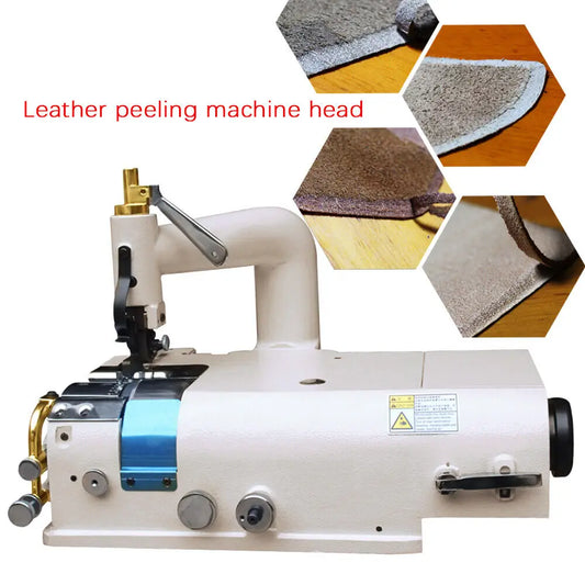 SM-801 1200RPM Industrial Leather Skiving Machine, Shovel Skiver Edge Flat Thinning Skin Cutter