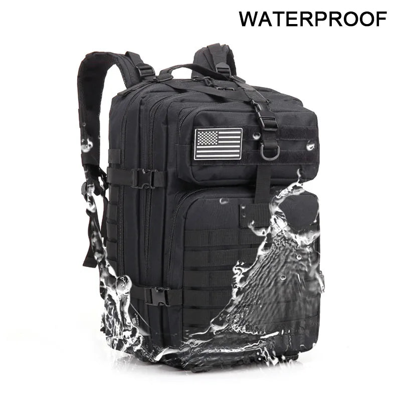 Oulylan Military Backpack 50L Large Capacity Rucksacks Tactical Hunting Nylon Bag Waterproof