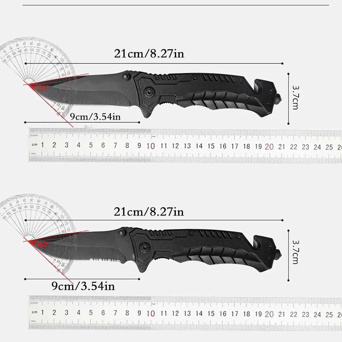 Multi functional outdoor camping knife with safety lock, foldable blade/sharp pocket tactical knife