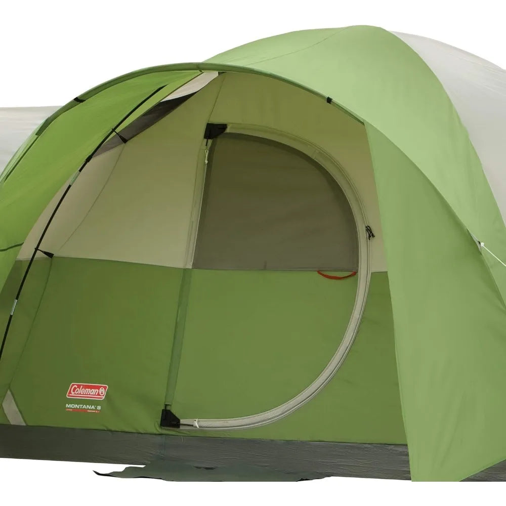 COLEMAN Montana Tent, 8 Person Family Tent with Included Rainfly, Carry Bag, and Spacious Interior