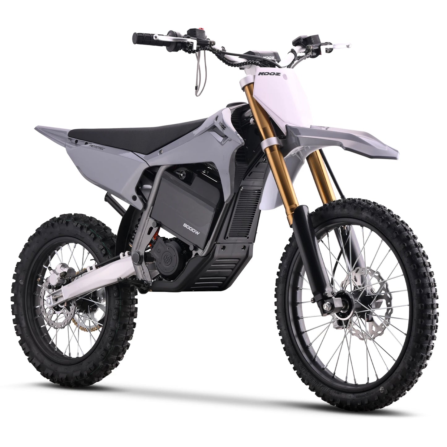KOOZ HP131E-L 72V 8000W Pro Electric Dirt Bike 3 Speed Electric Motorcycle- 56 MPH w/19"/16" Tires.