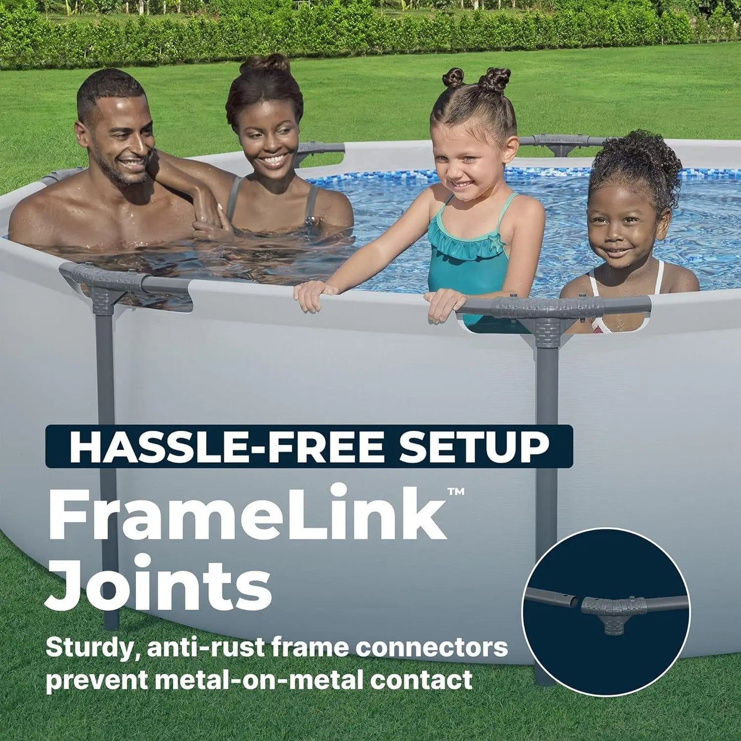BESTWAY Steel Pro MAX 10' x 30" Above Ground Pool, Round Metal Frame Pool Set/Cartridge Filter Pump