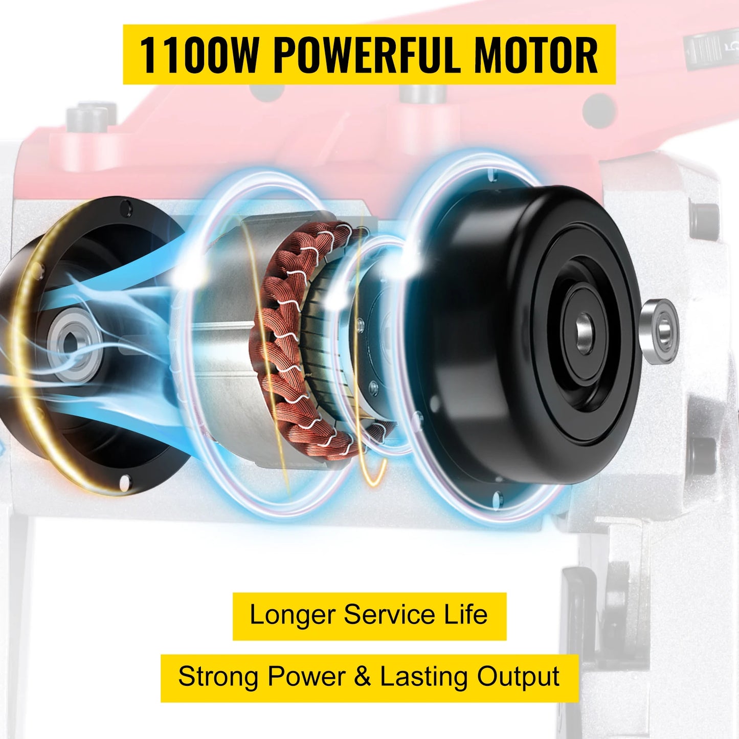 SucceBuy Portable BandSaw 5Inch Cutting Capacity Cordless Variable Speed 10Amp Motor Deep Cut