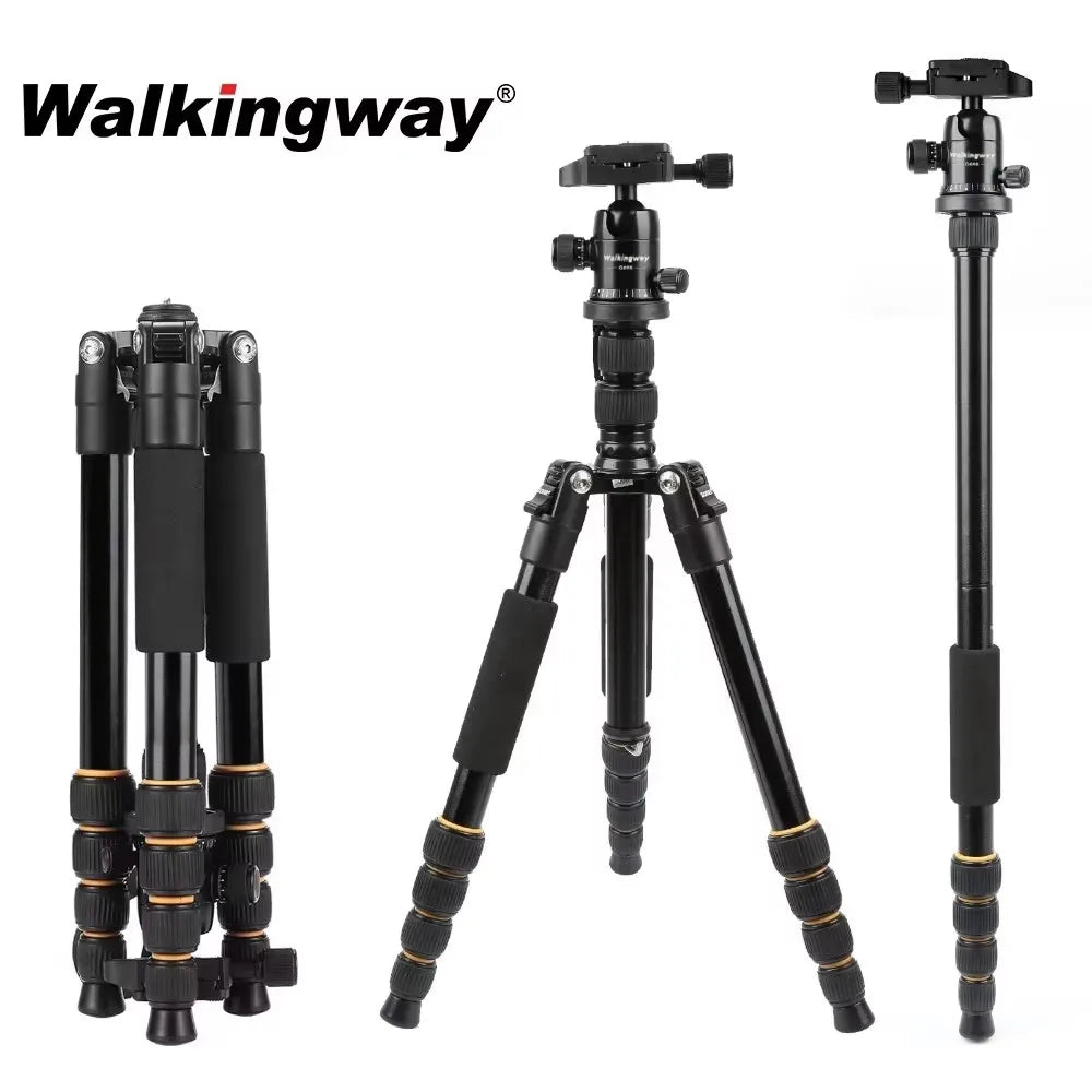 Q666 Professional Camera Tripod  Phone Stand Tripod/Travel Camera Monopod  for DSLR Smartphone