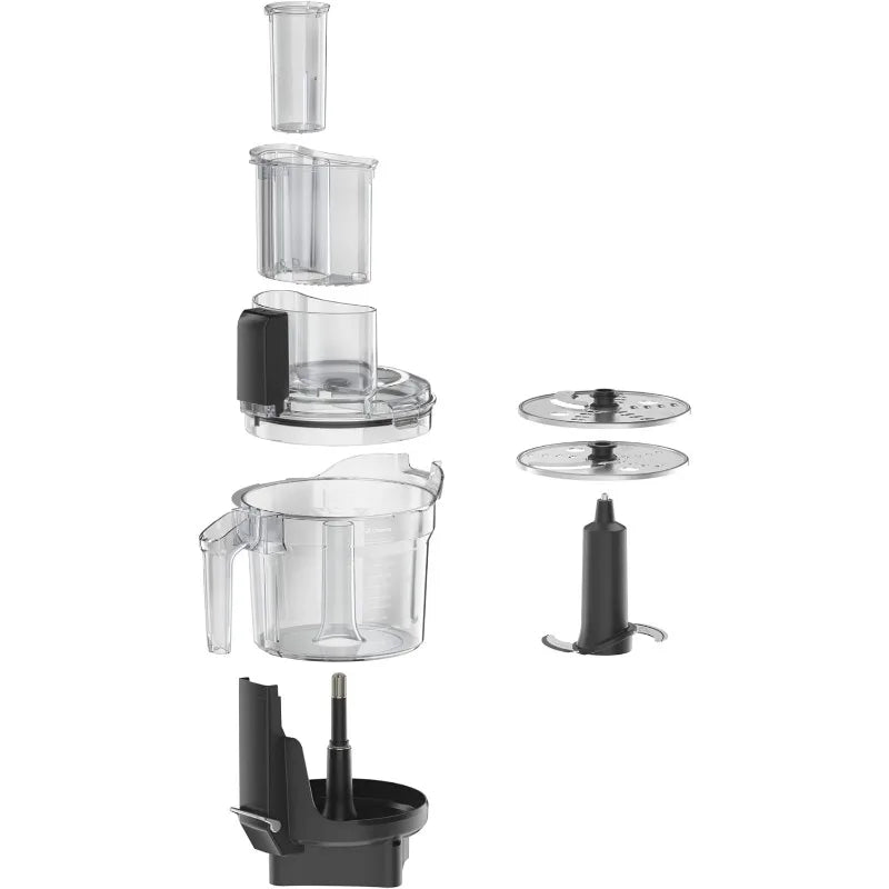 Vitamix 12-Cup Food Processor Attachment with SELF-DETECT™, Compatible with Ascent and Venturist Series, Black