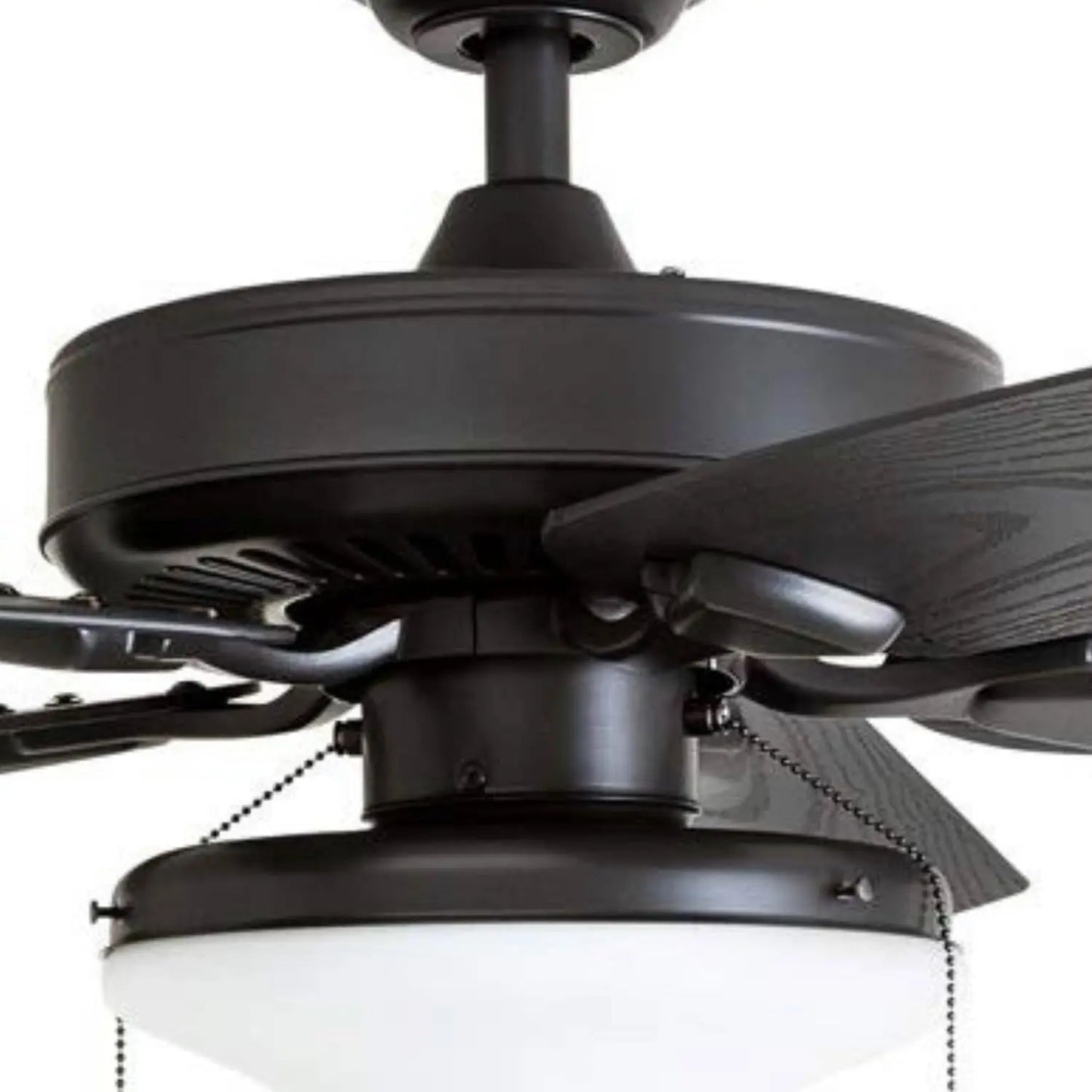 Honeywell Ceiling Fans Belmar, 52" Traditional Indoor Outdoor LED Ceiling Fan w/Light, Pull Chain