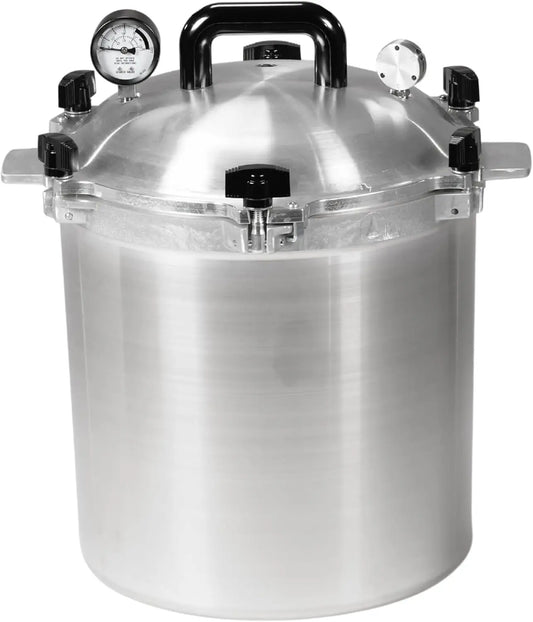 All American :25qt Pressure Cooker/Canner (The 925) - Exclusive Metal-to-Metal Sealing System