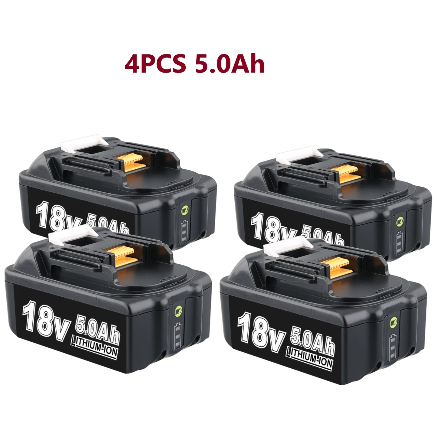BL1850B 5000mAh 18V Battery& Charger for18v Power Tool  LED Li-ion LXT BL1830 BL1860