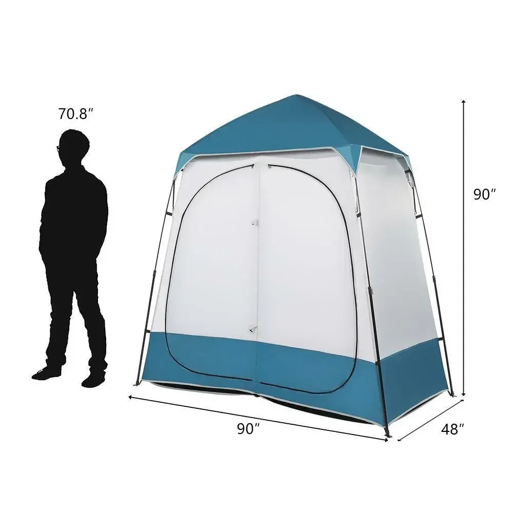 Portable Camp Shower Tent Bathroom Privacy Outdoor Changing Room Toilet